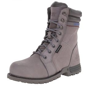Cat steel toe work boots for women
